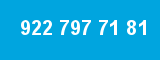 922 797 71 81 922 797 71 81